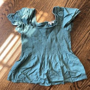 Madewell green top, size Xxs